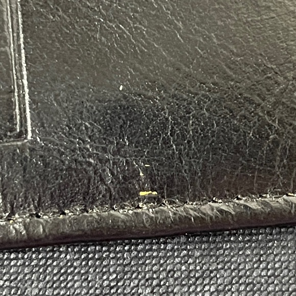 Bulls Generation Rare Vintage 1990s Men’s Genuine Leather Black Bi-Fold Wallet - Picture 7 of 9